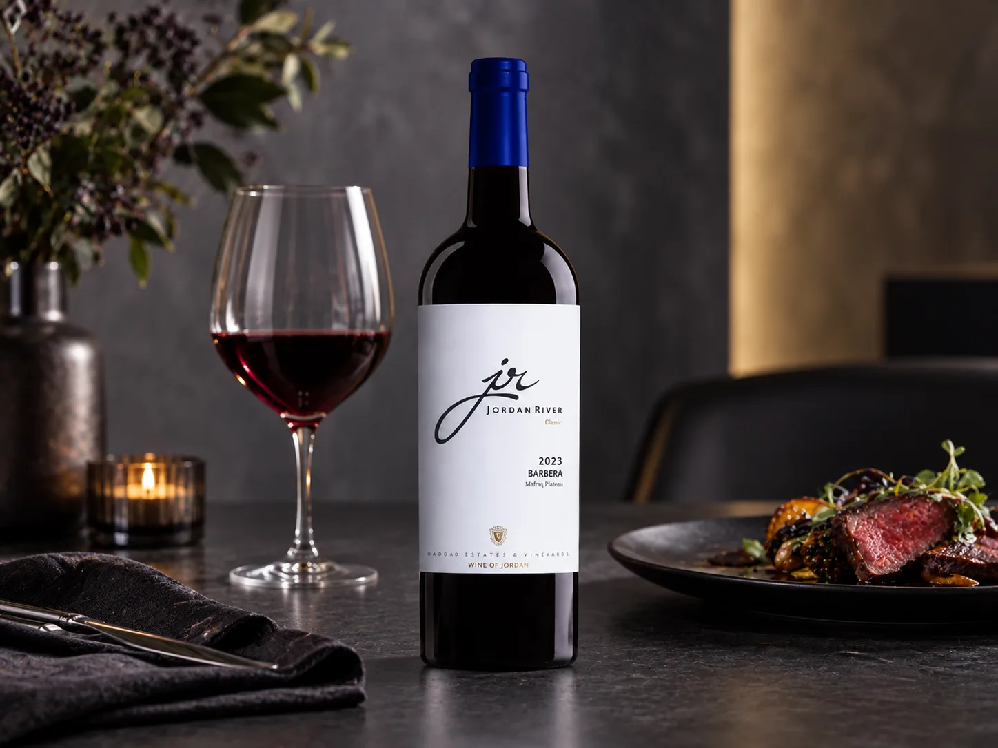 JORDAN RIVER クラシック・バルベーラ（ JORDAN RIVER CLASSIC BARBERA）と食事