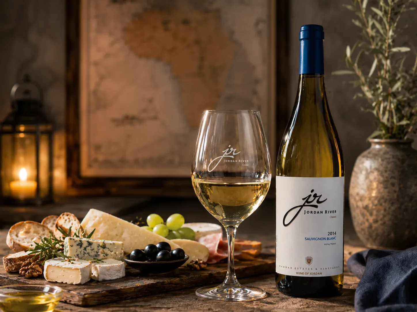 ブランチとともに爽やかな朝と、JORDAN RIVER クラシック・ソーヴィニヨン・ブラン（ JORDAN RIVER CLASSIC SAUVIGNON BLANC）