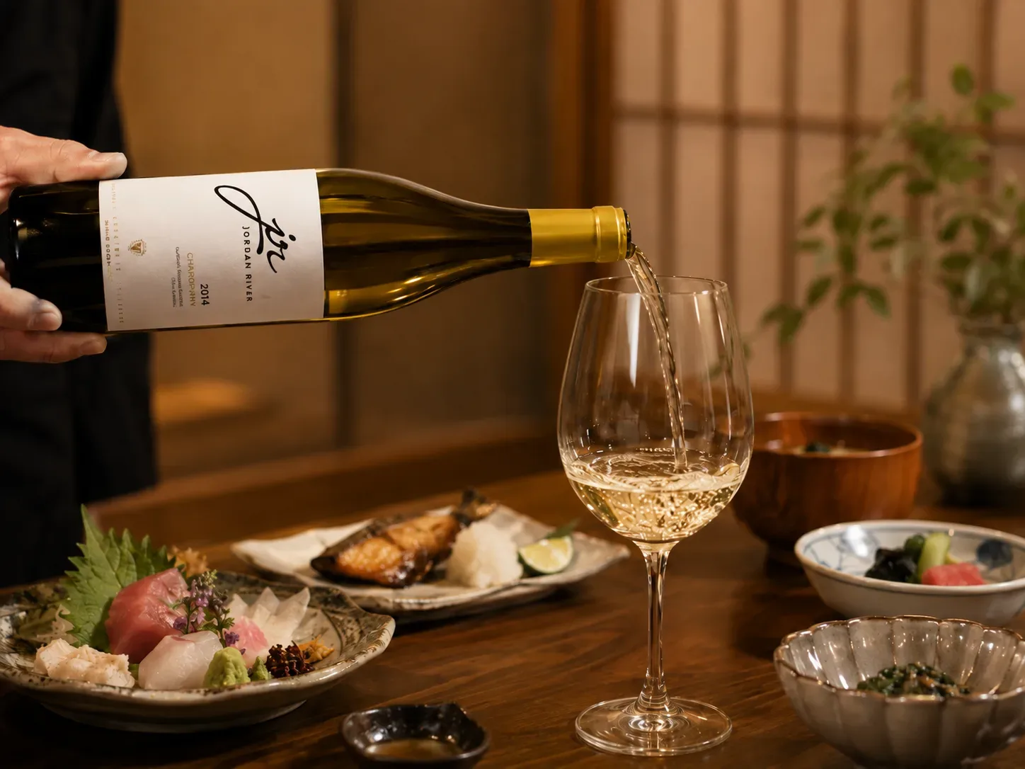 日本酒の代わりにJORDAN RIVER クラシック・シャルドネ（ JORDAN RIVER CLASSIC CHARDONNAY）